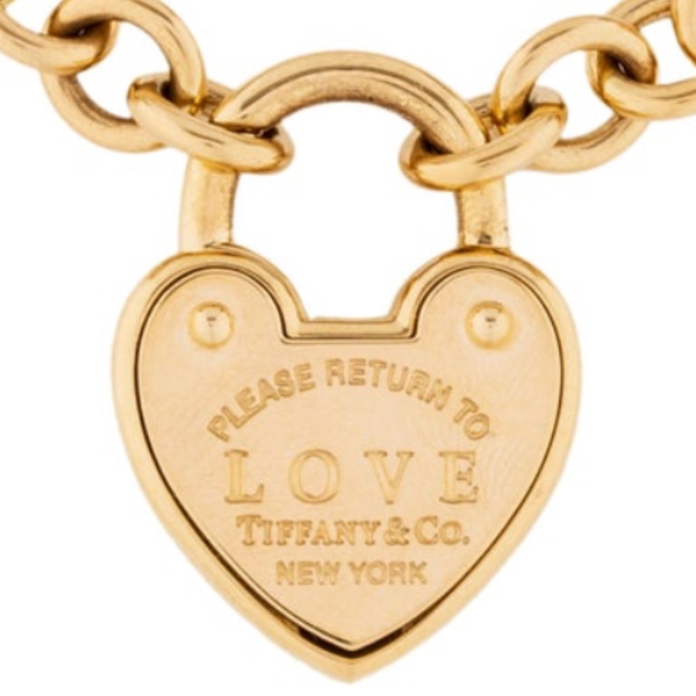 18k ISO Tiffany & Co Love Lock